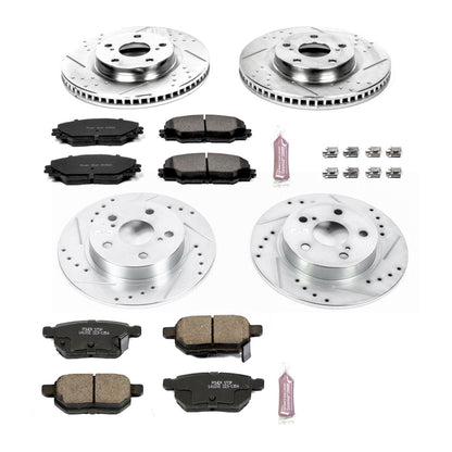 PowerStop Front & Rear Z23 Evolution Sport Brake Kit | Scion tC (11-16) (K6076)