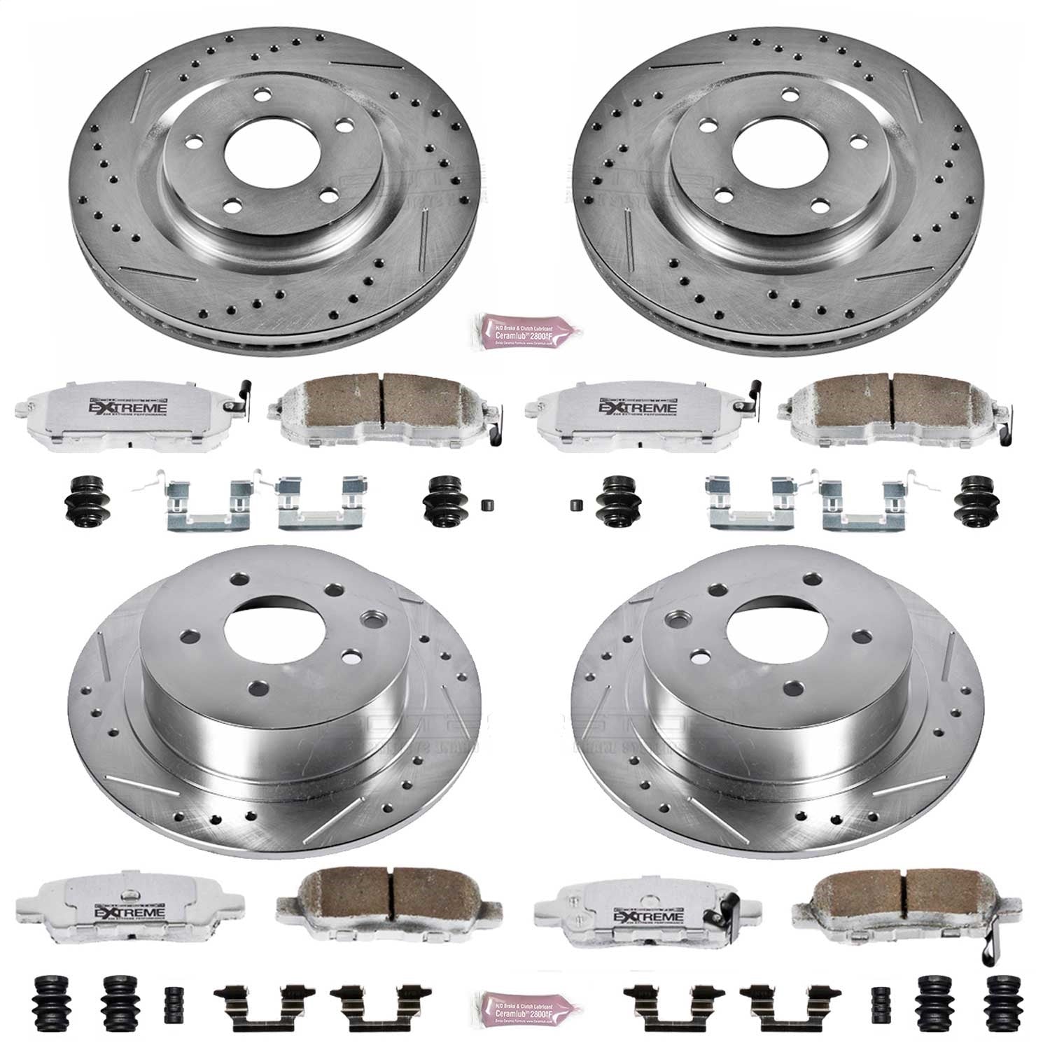 PowerStop Front & Rear Z26 Street Warrior Brake Kit | Nissan Juke (11-17) (K6095-26)