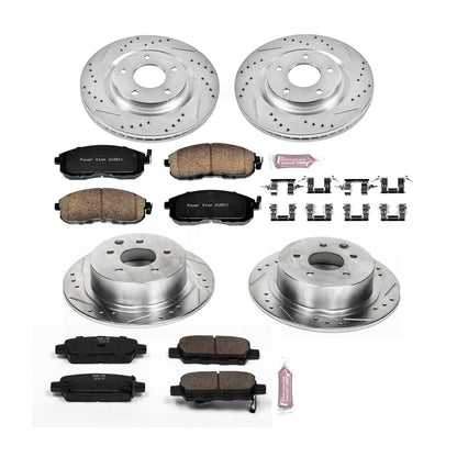 PowerStop Front & Rear Z23 Evolution Sport Brake Kit | Nissan Juke (11-17) (K6095)