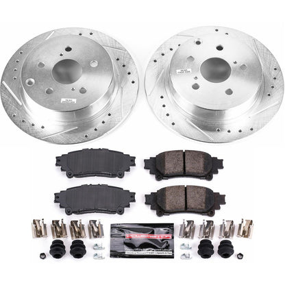 PowerStop Rear Z23 Evolution Sport Brake Kit | Toyota Mirai (16-18) (K6099)