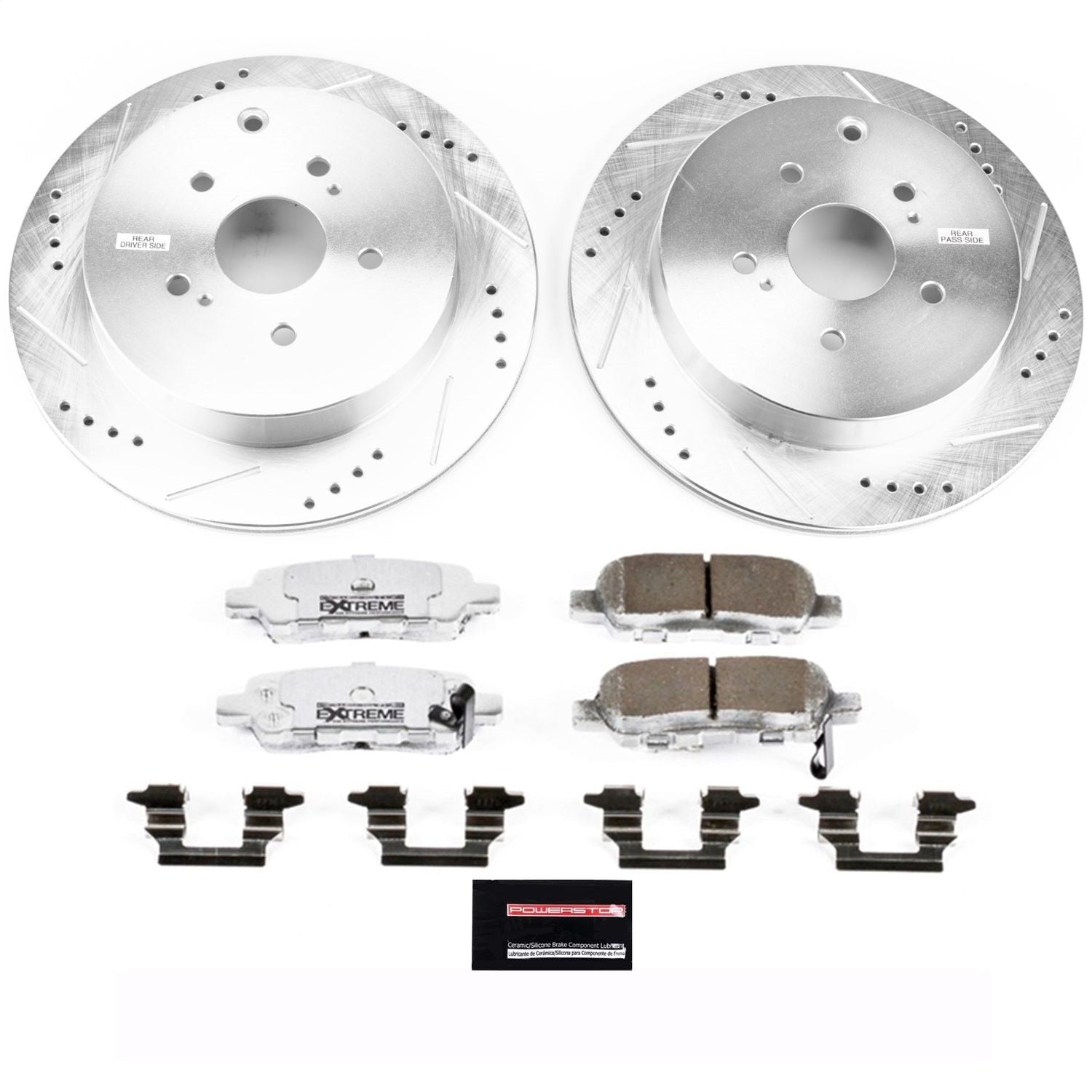 PowerStop Rear Z26 Street Warrior Brake Kit | Suzuki Grand Vitara (09-13) (K6100-26)