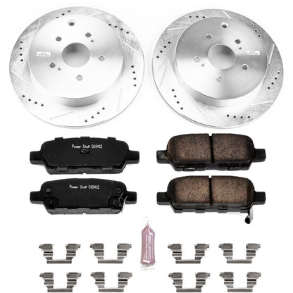 PowerStop Rear Z23 Evolution Sport Brake Kit | Suzuki Grand Vitara (09-13) (K6100)