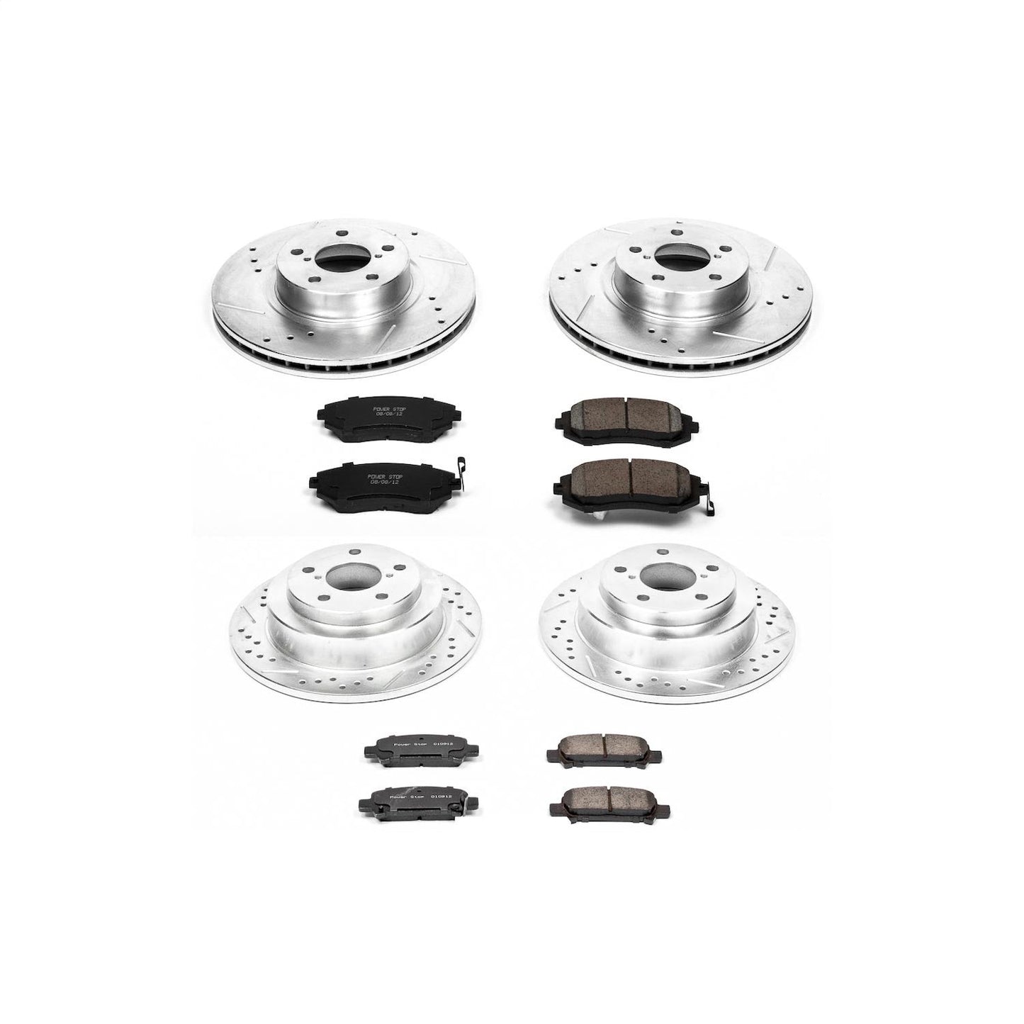 PowerStop Front & Rear Z23 Evolution Sport Brake Kit | Subaru Impreza (02-03) (K6109)