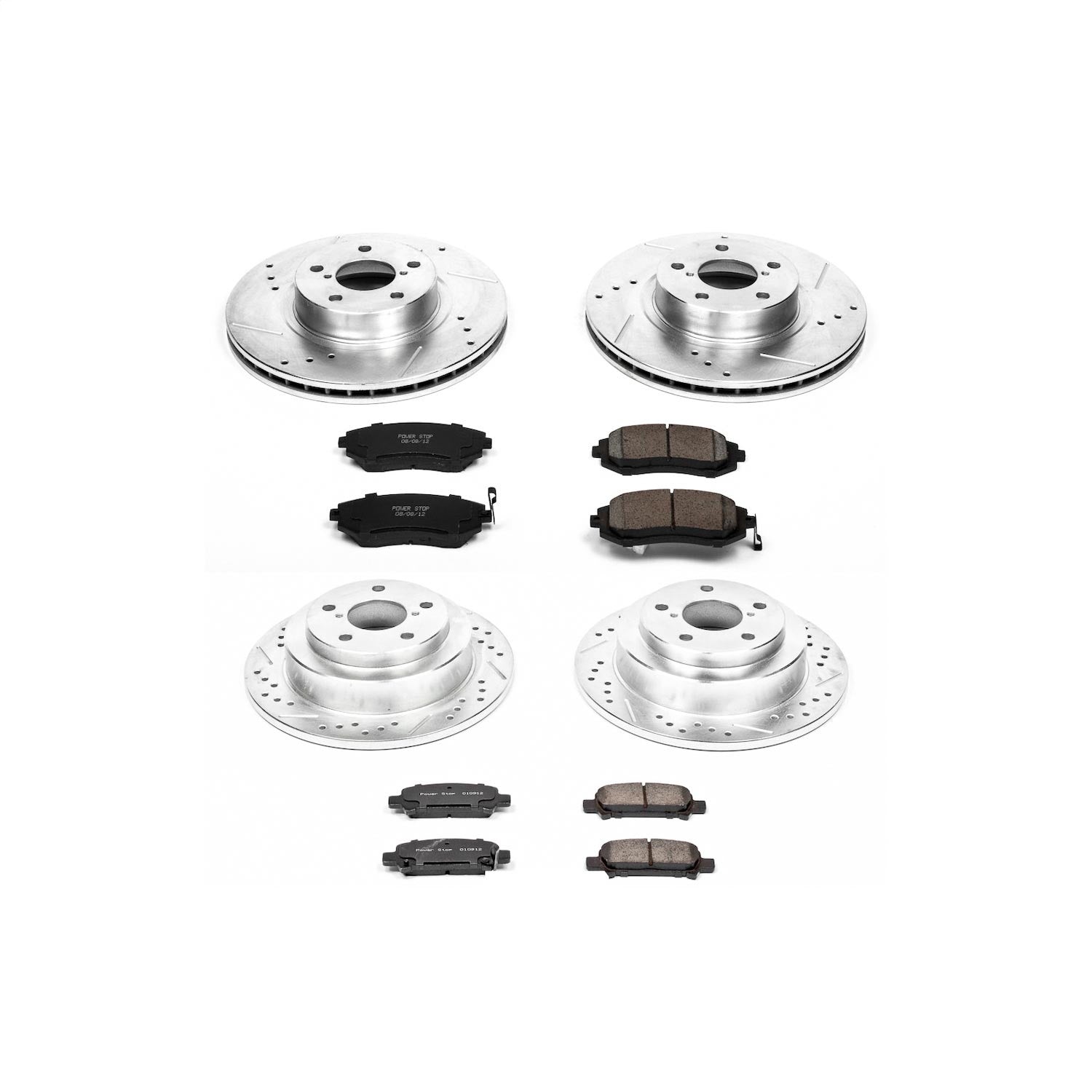 PowerStop Front & Rear Z23 Evolution Sport Brake Kit | Subaru Impreza (02-03) (K6109)