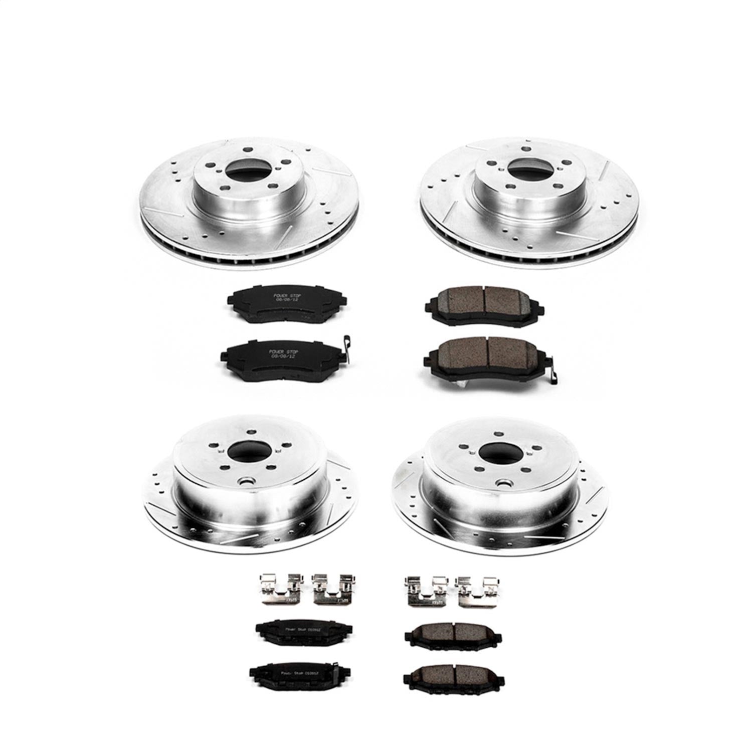 PowerStop Front & Rear Z23 Evolution Sport Brake Kit | Subaru Impreza (08-10) (K6110)