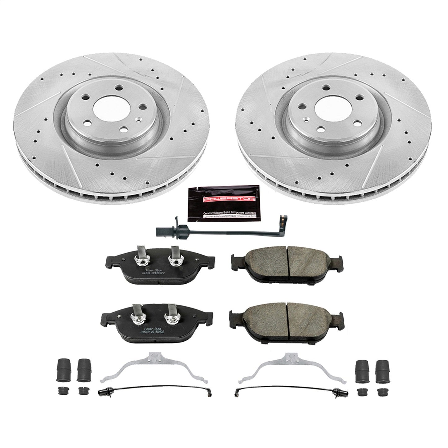 PowerStop Z23 Evolution Sport Front Brake Kit | Audi A6 Quattro (12-16) (K6129)