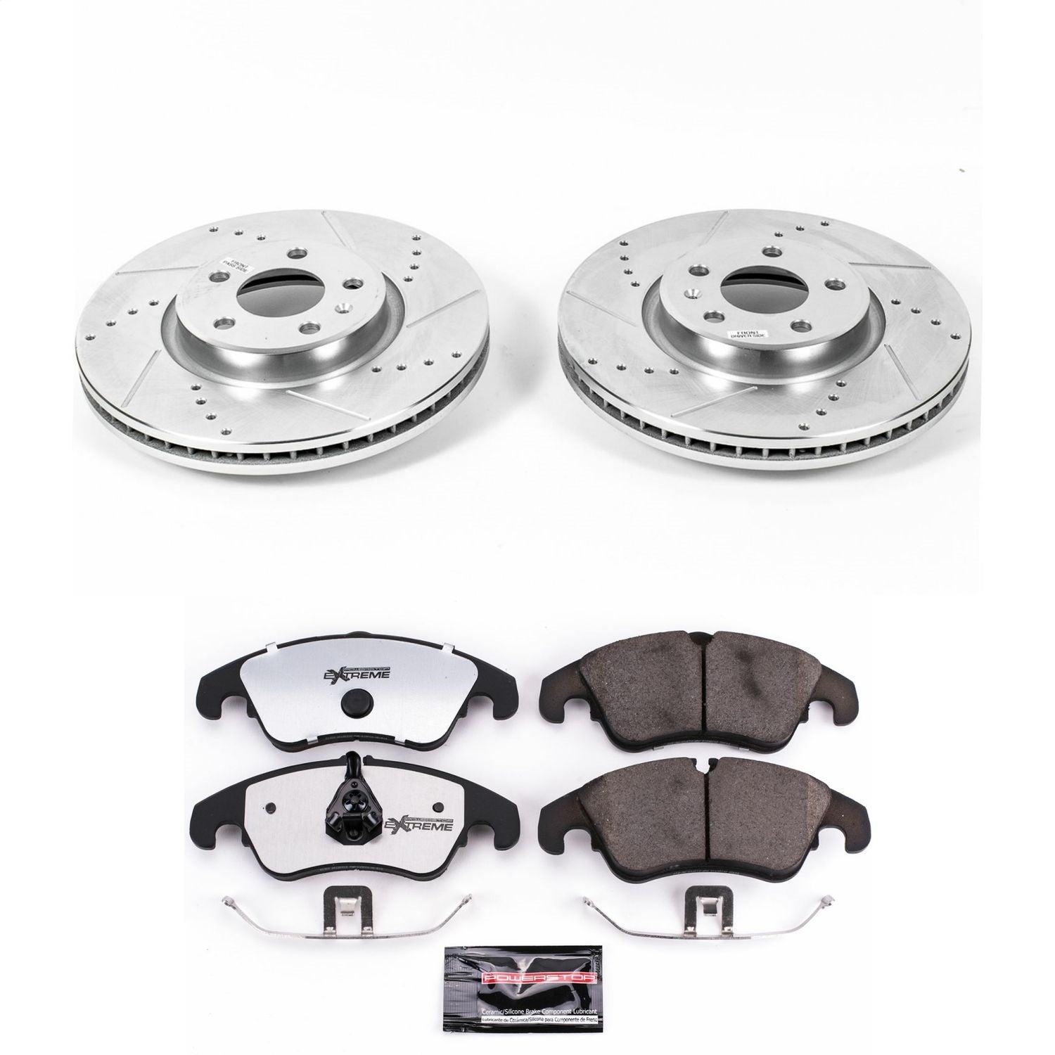 PowerStop Front Z26 Street Warrior Brake Kit | Audi A4 (12-16) (K6133-26)