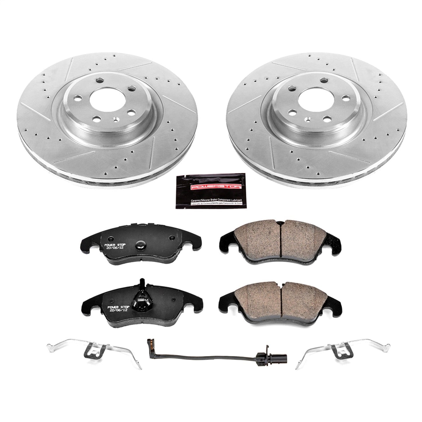 PowerStop Front Z23 Evolution Sport Brake Kit | Audi A6 (14-18) (K6140)