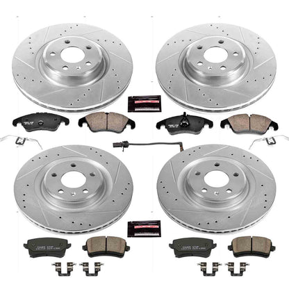 PowerStop Z23 Evolution Sport Front & Rear Brake Kit | Audi Q5 (13-16) (K6143)