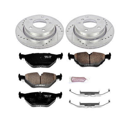 PowerStop Rear Z23 Evolution Sport Brake Kit | BMW 323i (98-99) (K615)