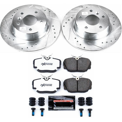 PowerStop Rear Z26 Street Warrior Brake Kit | Land Rover Discovery (99-04) (K6152-26)
