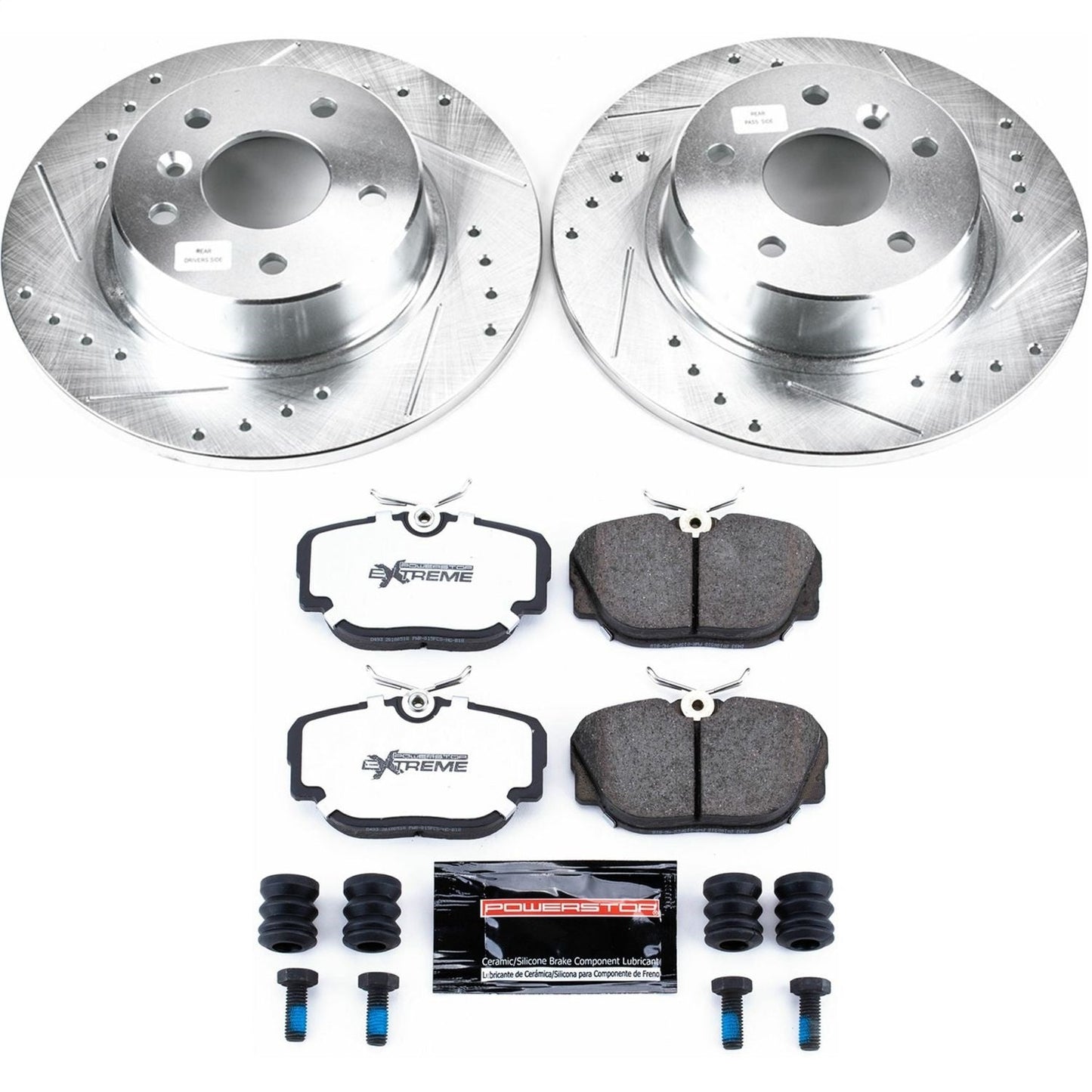 PowerStop Rear Z36 Truck & Tow Brake Kit | Land Rover Discovery (99-04) (K6152-36)