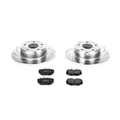 PowerStop Rear Z23 Evolution Sport Brake Kit | Land Rover Discovery (99-04) (K6152)