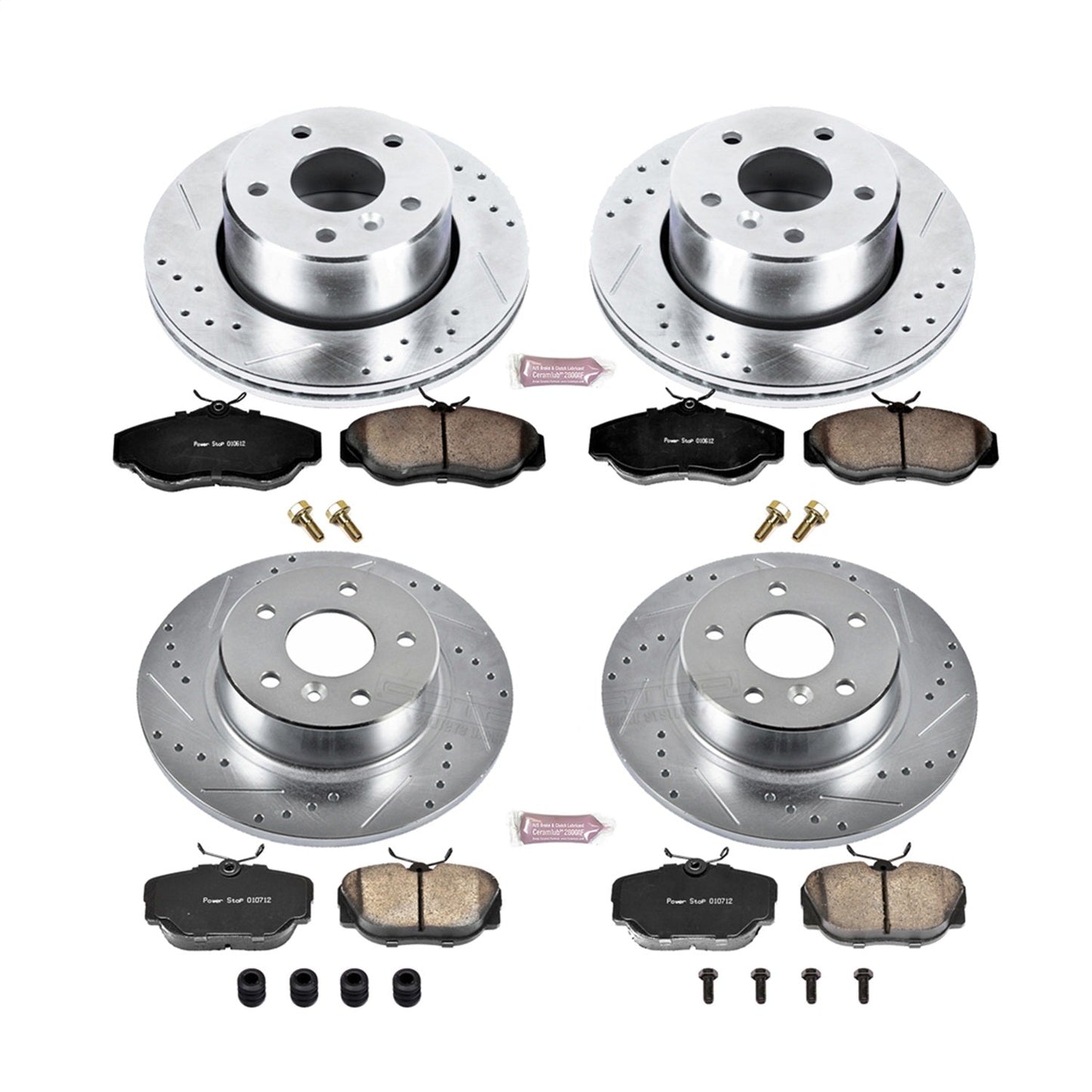 PowerStop Front & Rear Z23 Evolution Sport Brake Kit | Land Rover Discovery (99-04) (K6153)