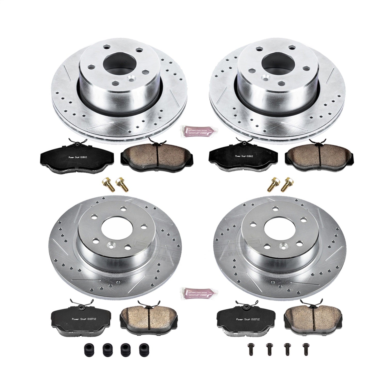 PowerStop Front & Rear Z23 Evolution Sport Brake Kit | Land Rover Discovery (99-04) (K6153)