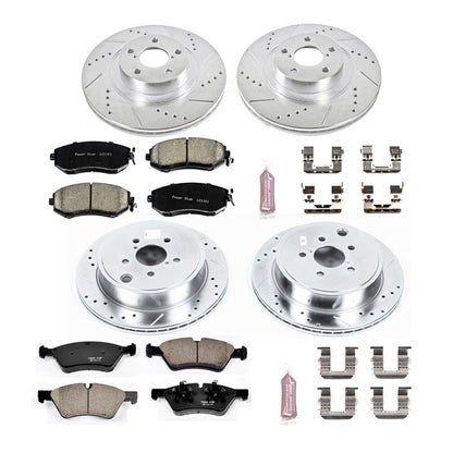 PowerStop Front & Rear Z23 Evolution Sport Brake Kit | Scion FR-S (13-16) (K6164)