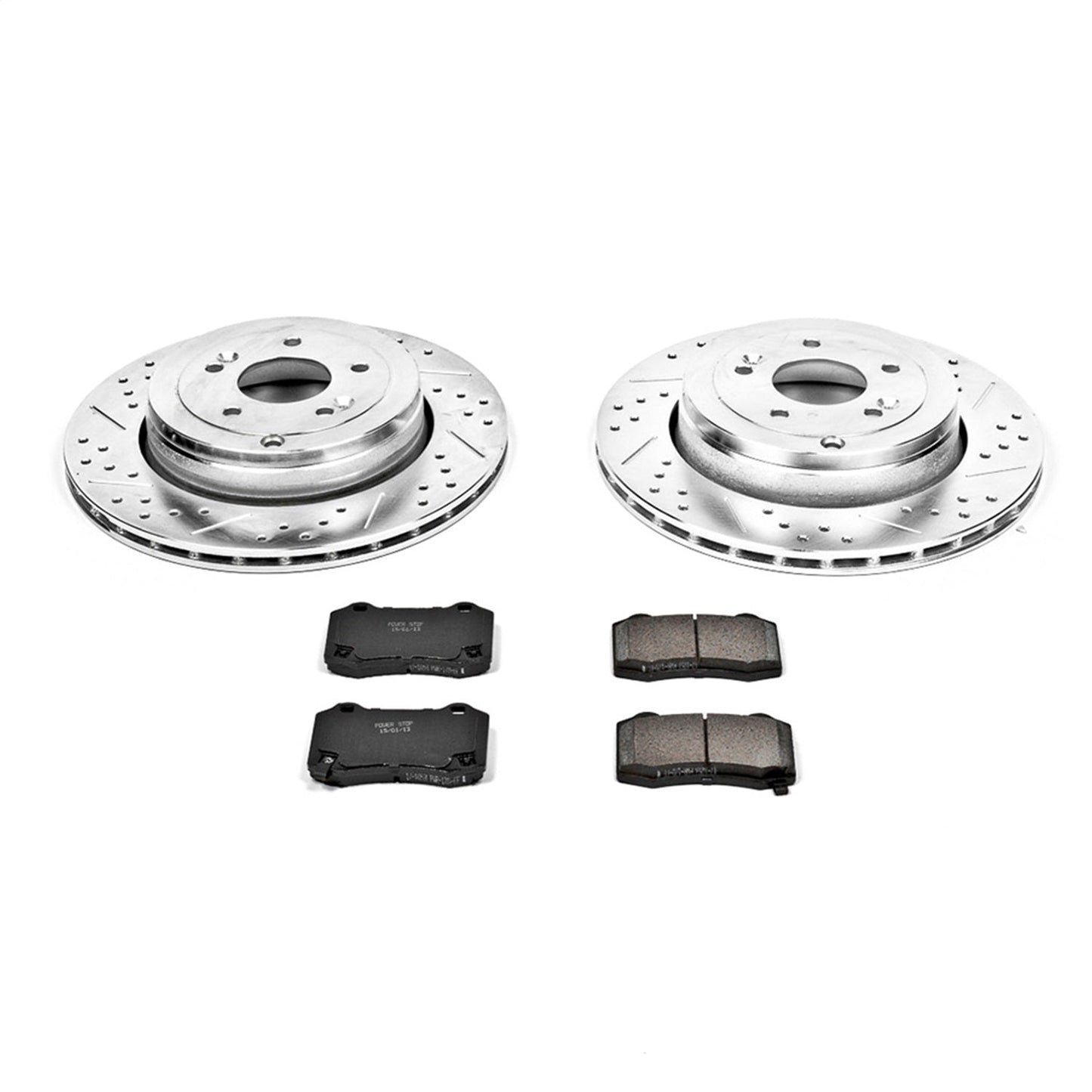 PowerStop Rear Z23 Evolution Sport Brake Kit | Hyundai Genesis Coupe (10-16) (K6165)
