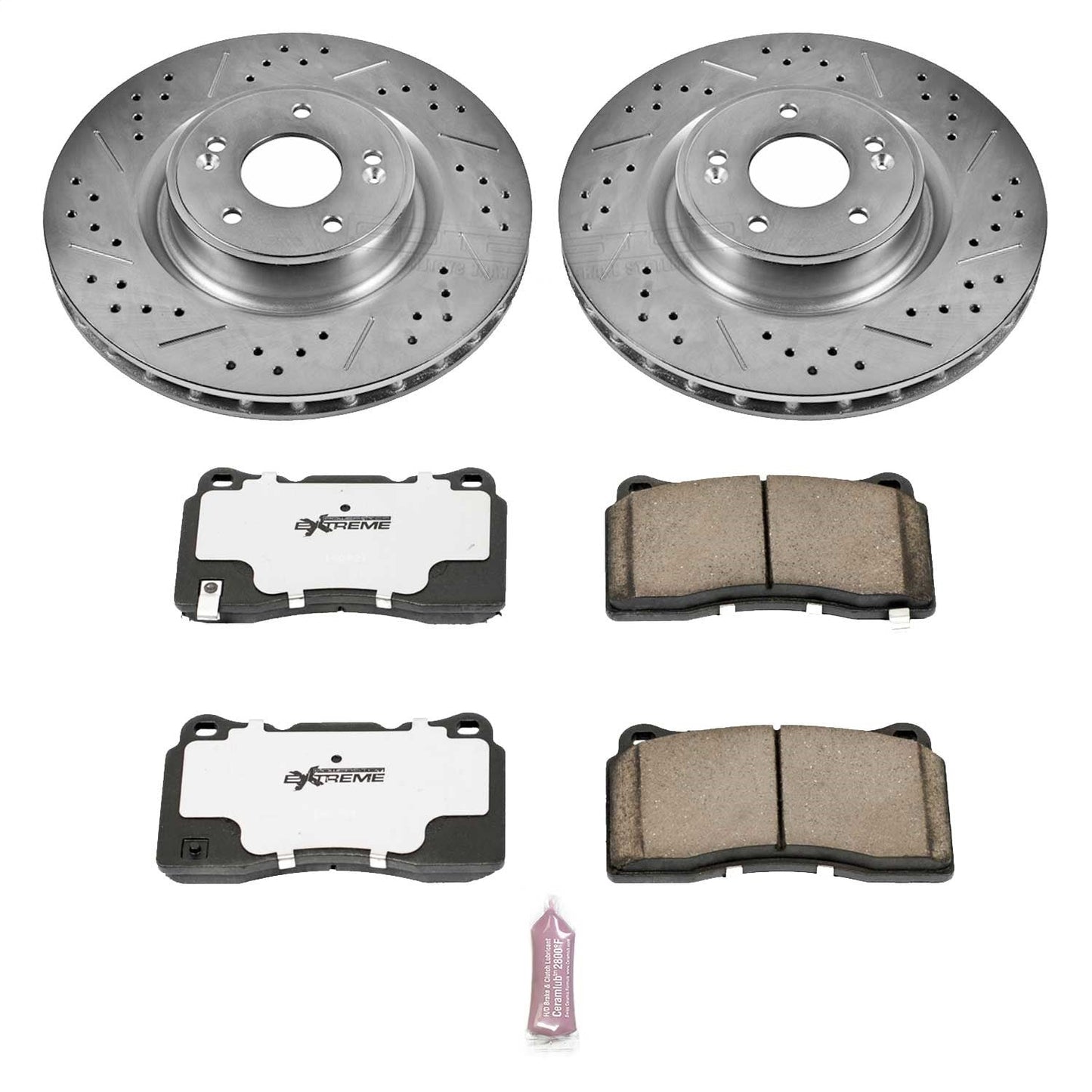 PowerStop Front Z26 Street Warrior Brake Kit | Hyundai Genesis Coupe (10-16) (K6166-26)