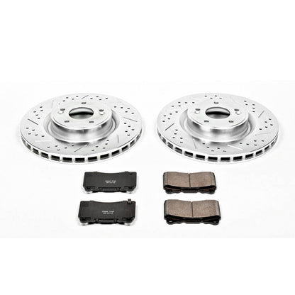 PowerStop Z23 Evolution Sport Front Brake Kit | Hyundai Genesis Coupe (10-16) (K6166)