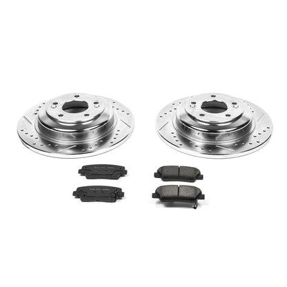 PowerStop Rear Z23 Evolution Sport Brake Kit | Hyundai Genesis Coupe (10-16) (K6168)