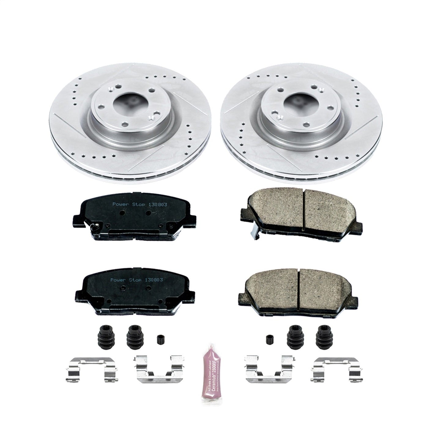 PowerStop Z23 Evolution Sport Front Brake Kit | Hyundai Genesis Coupe (10-16) (K6169)