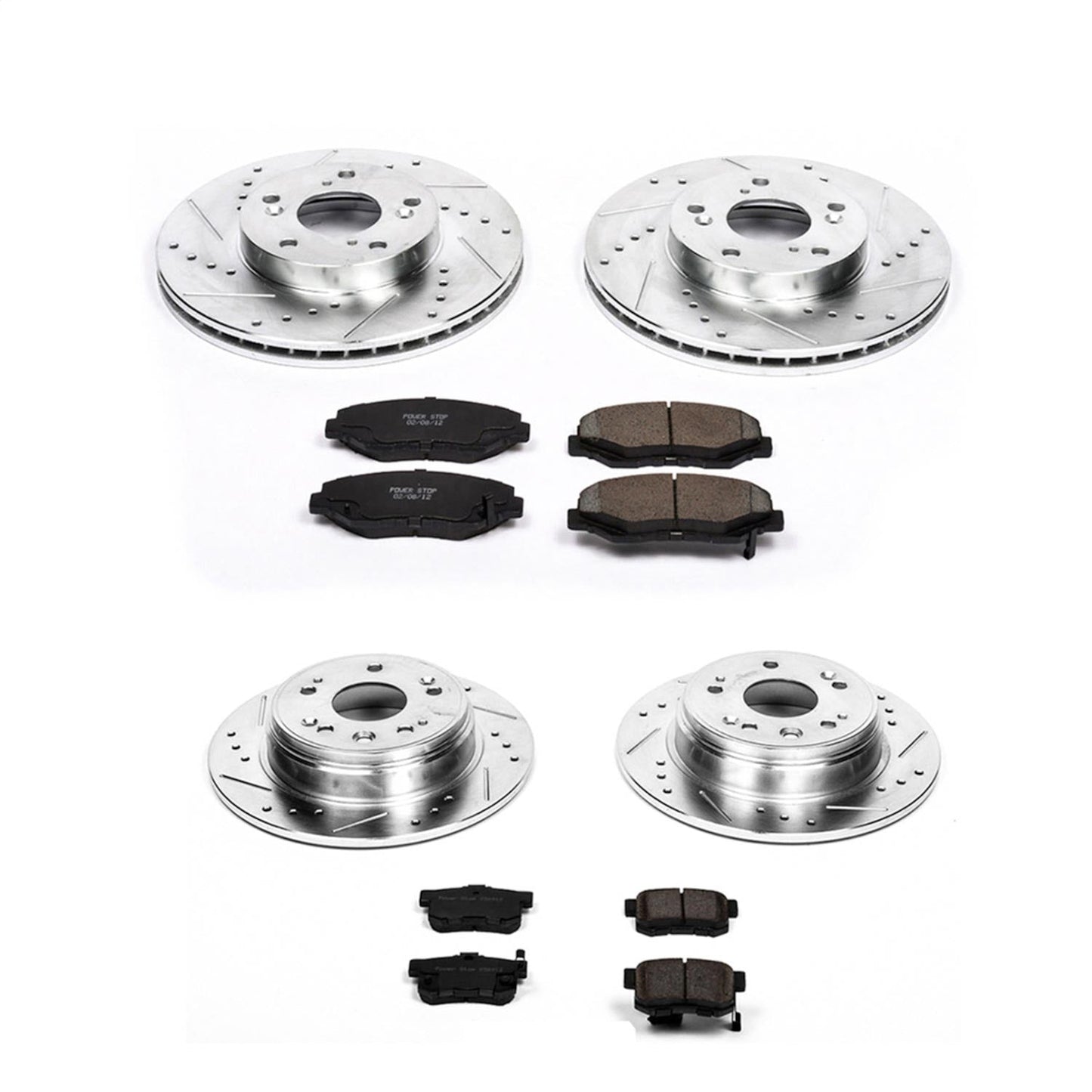 PowerStop Front & Rear Z23 Evolution Sport Brake Kit | Honda CR-V (02-04) (K6171)