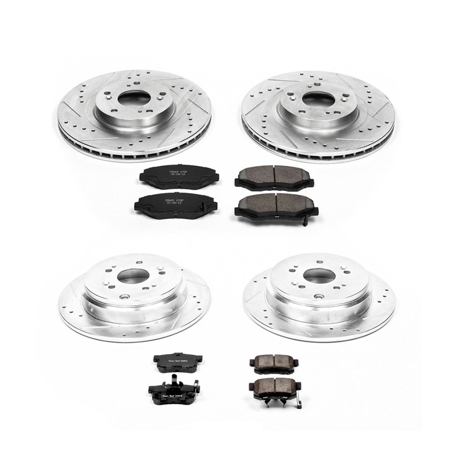 PowerStop Front & Rear Z23 Evolution Sport Brake Kit | Honda CR-V (05-06) (K6173)