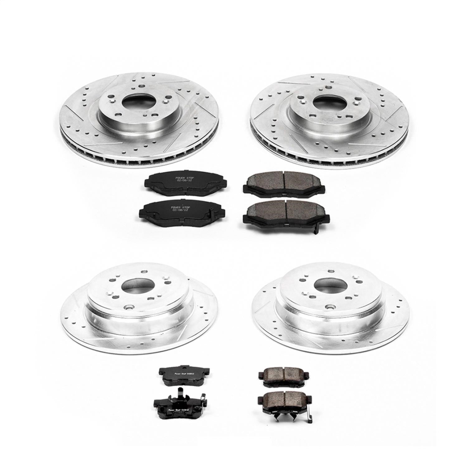 PowerStop Front & Rear Z23 Evolution Sport Brake Kit | Honda CR-V (05-06) (K6173)