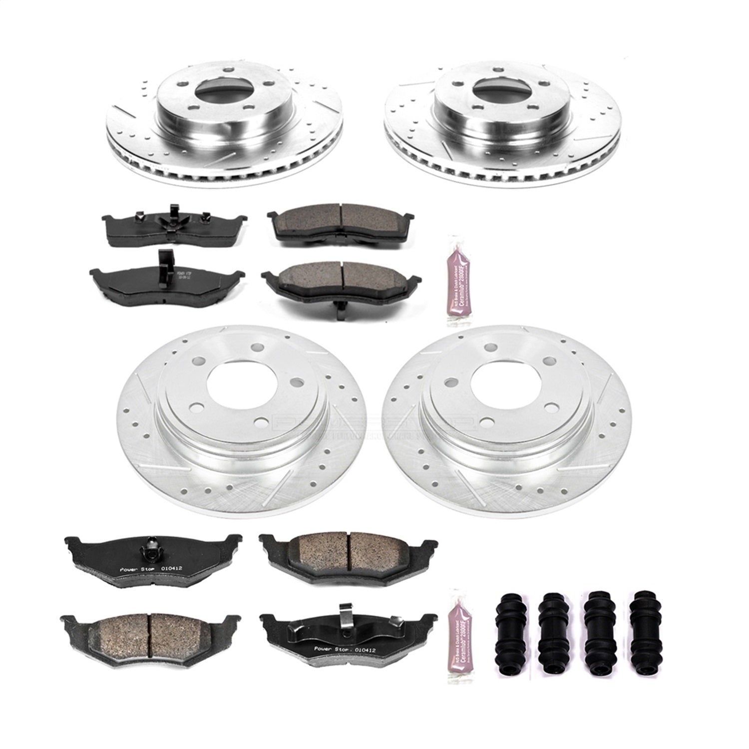 PowerStop Front & Rear Z23 Evolution Sport Brake Kit | Chrysler Concorde (98-04) (K6177)