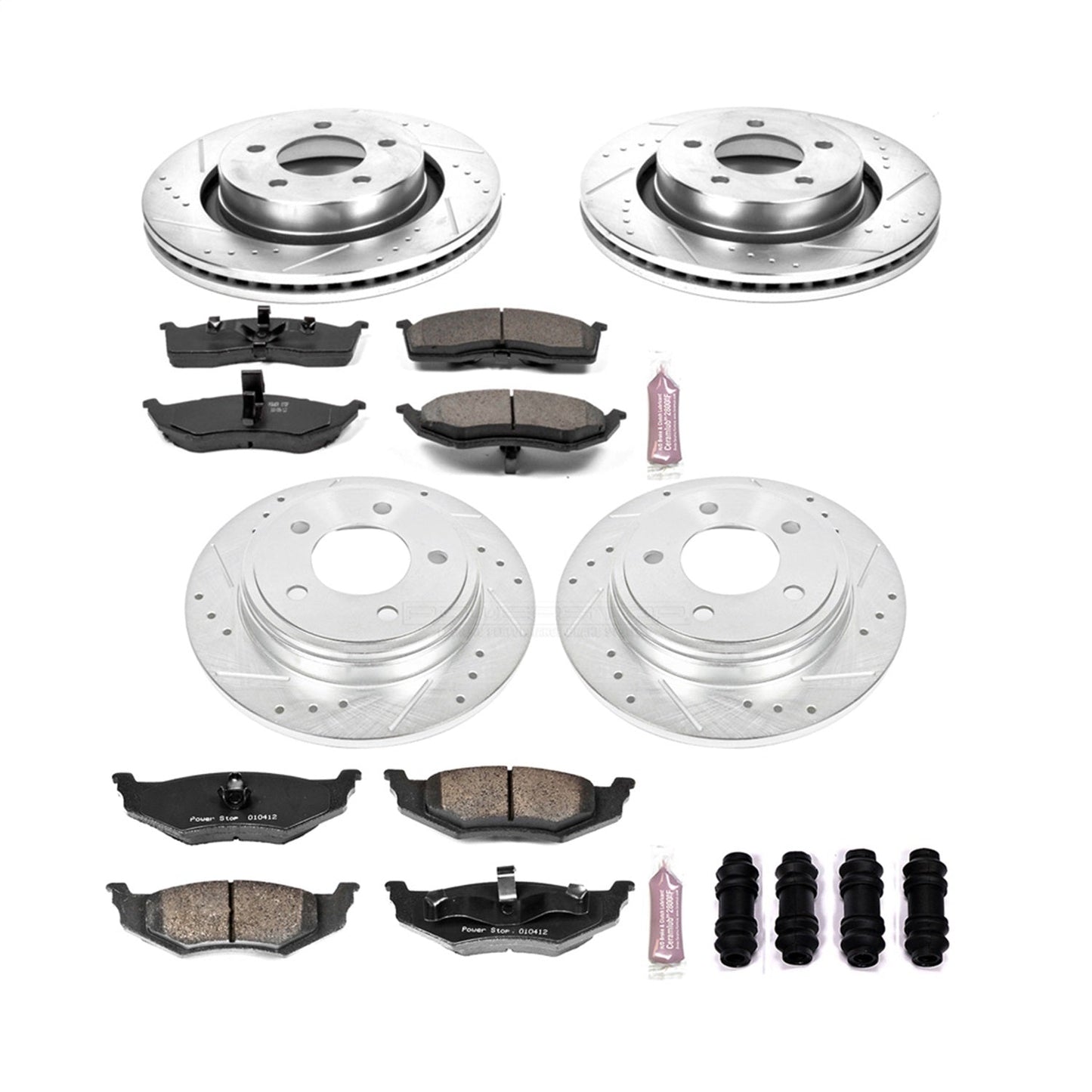 PowerStop Front & Rear Z23 Evolution Sport Brake Kit | Chrysler Concorde (00-04) (K6178)