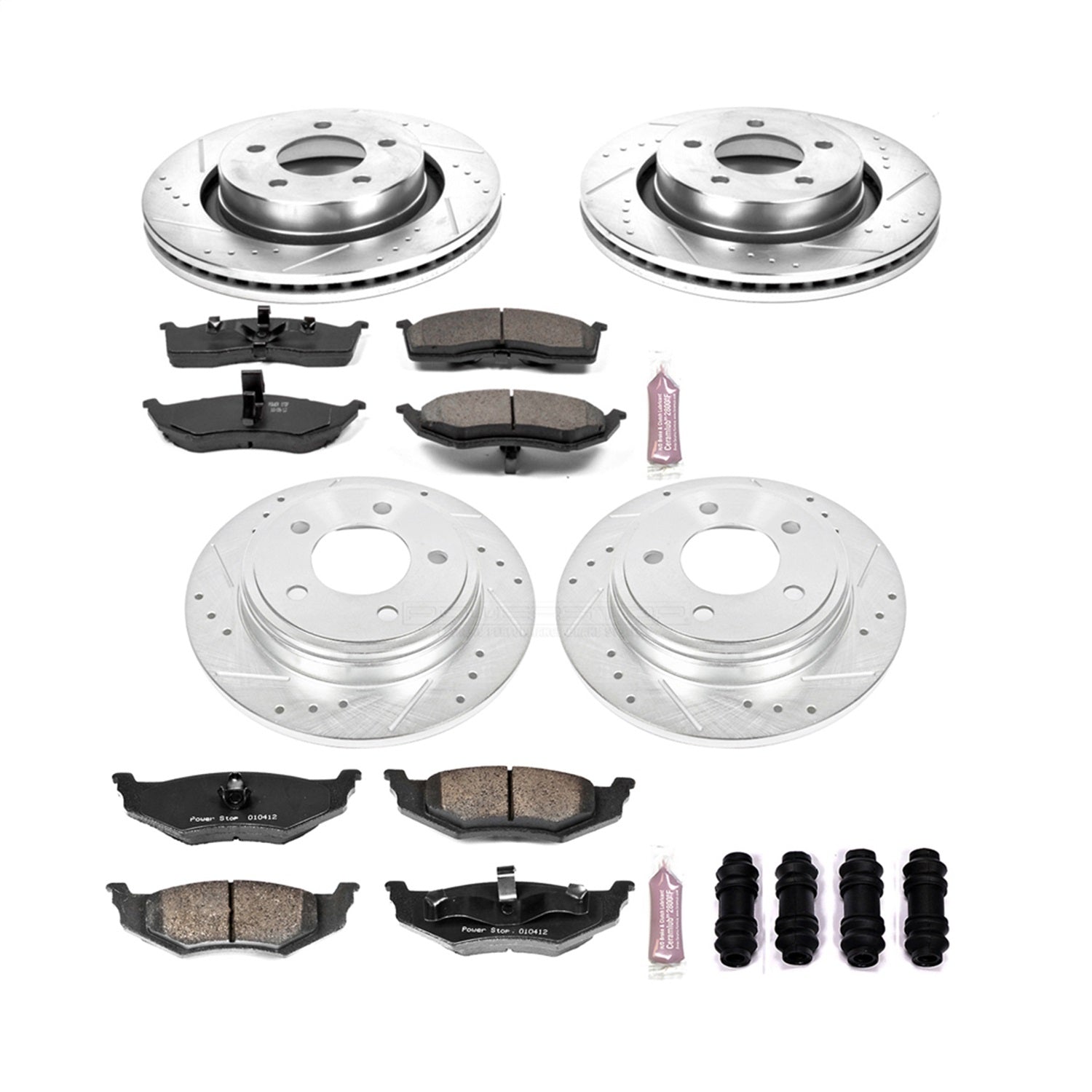 PowerStop Front & Rear Z23 Evolution Sport Brake Kit | Chrysler Concorde (00-04) (K6178)