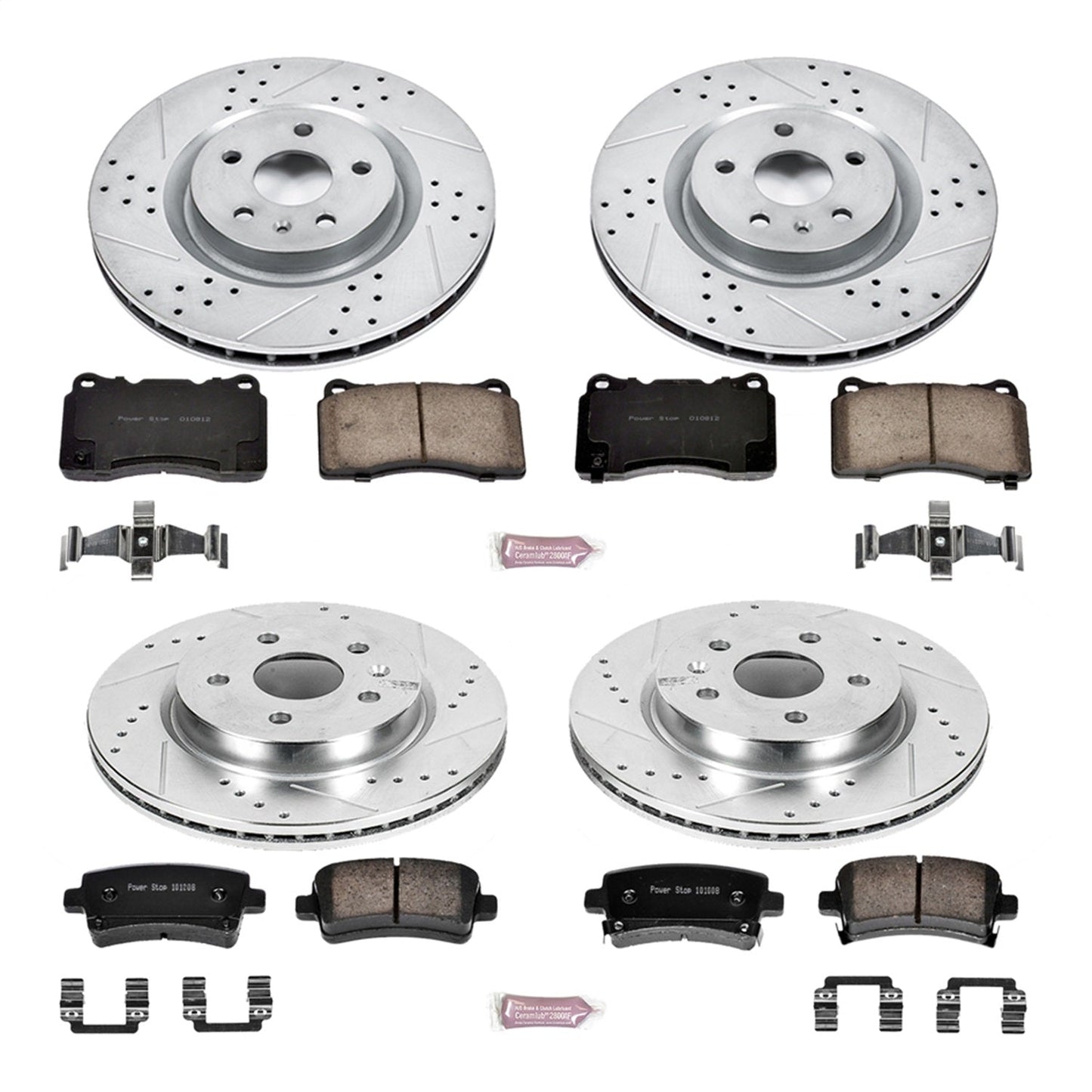 PowerStop Front & Rear Z23 Evolution Sport Brake Kit | Buick Regal (12-13) (K6188)