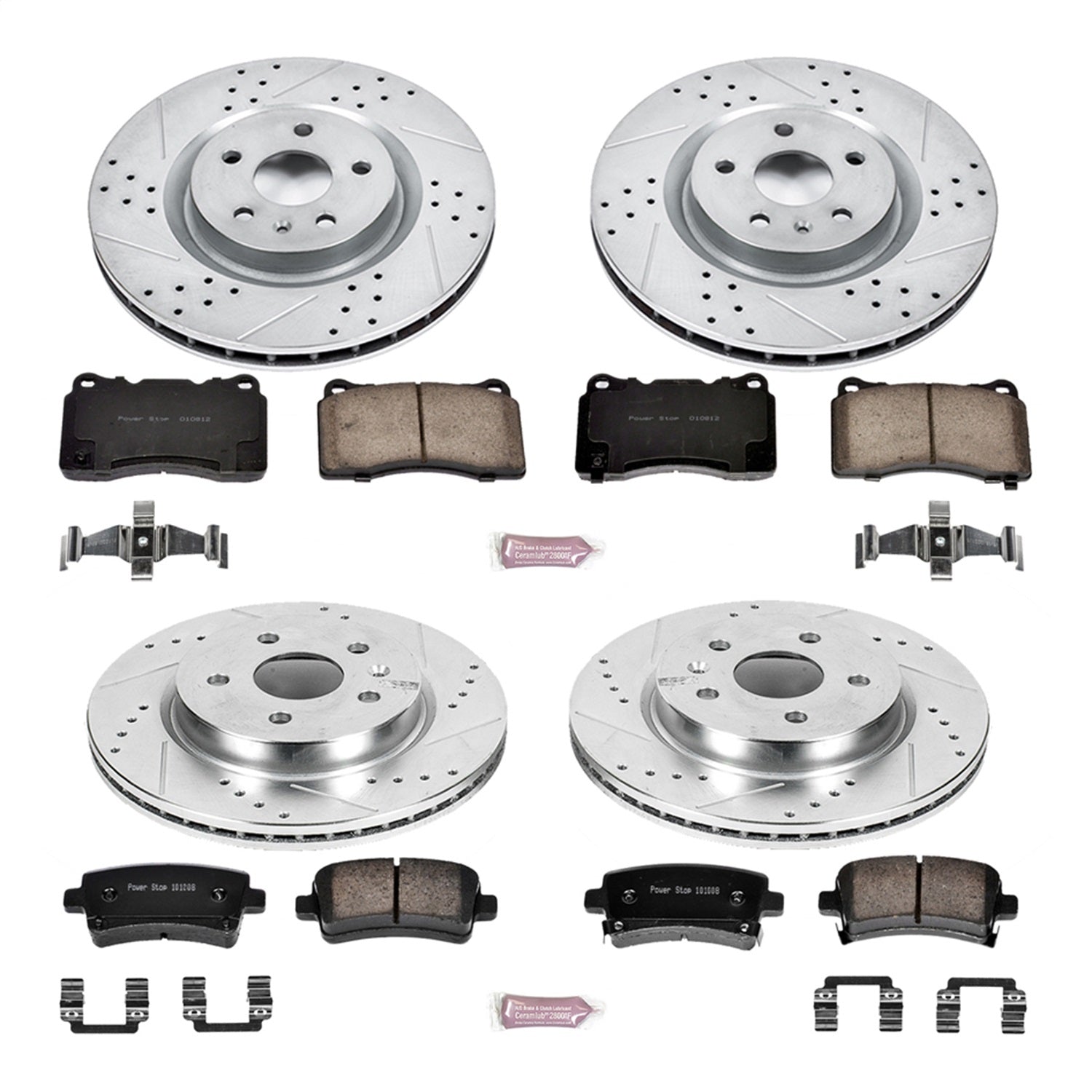 PowerStop Front & Rear Z23 Evolution Sport Brake Kit | Buick Regal (12-13) (K6188)