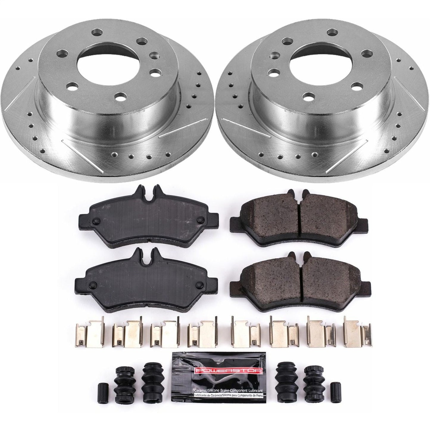 PowerStop Rear Z23 Evolution Sport Brake Kit | Dodge Sprinter 2500 (07-09) (K6197)