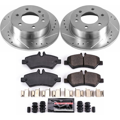 PowerStop Rear Z23 Evolution Sport Brake Kit | Dodge Sprinter 2500 (07-09) (K6197)