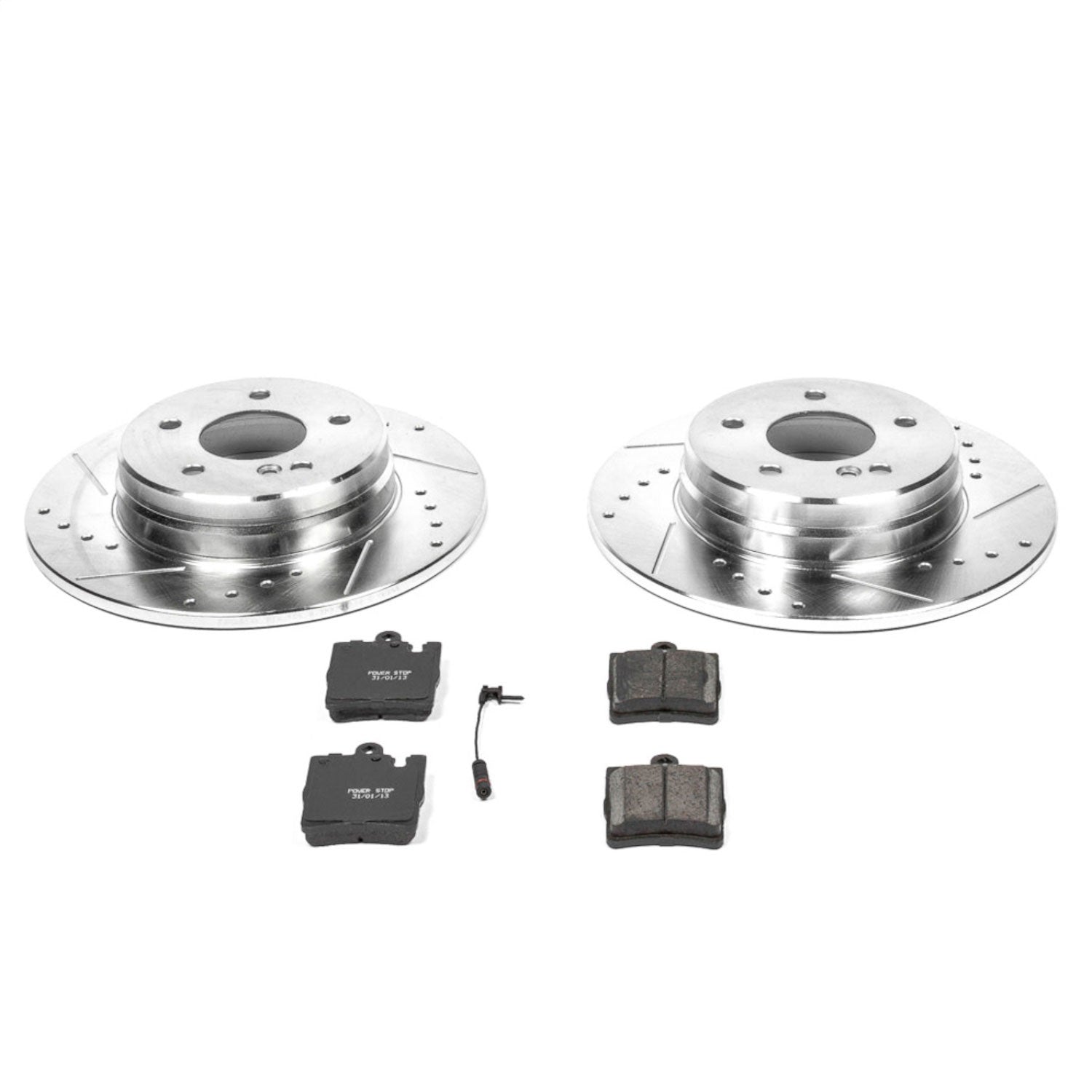 PowerStop Rear Z23 Evolution Sport Brake Kit | Mercedes-Benz C240 (03-05) (K620)