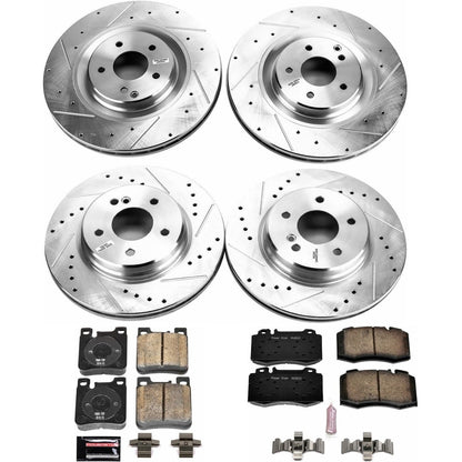 PowerStop Front & Rear Z23 Evolution Sport Brake Kit | Mercedes-Benz C32 AMG (02-04) (K6204)