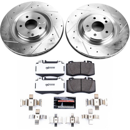 PowerStop Front Z26 Street Warrior Brake Kit | Mercedes-Benz C32 AMG (02-04) (K6205-26)