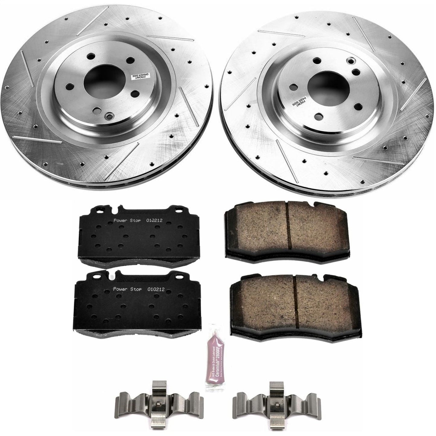 PowerStop Front Z23 Evolution Sport Brake Kit | Mercedes-Benz C32 AMG (02-04) (K6205)