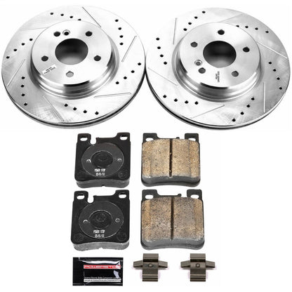 PowerStop Rear Z23 Evolution Sport Brake Kit | Mercedes-Benz C32 AMG (02-04) (K6226)
