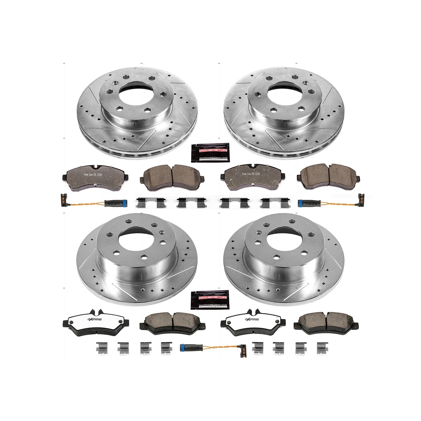 PowerStop Front & Rear Z36 Truck & Tow Brake Kit | Dodge Sprinter 3500 (07-09) (K6233-36)