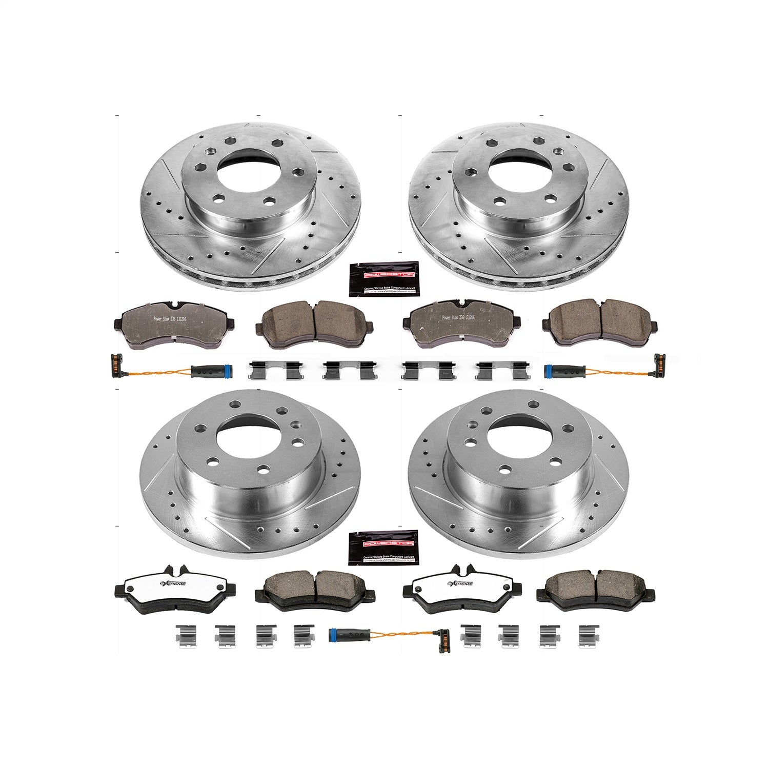 PowerStop Front & Rear Z36 Truck & Tow Brake Kit | Dodge Sprinter 3500 (07-09) (K6233-36)