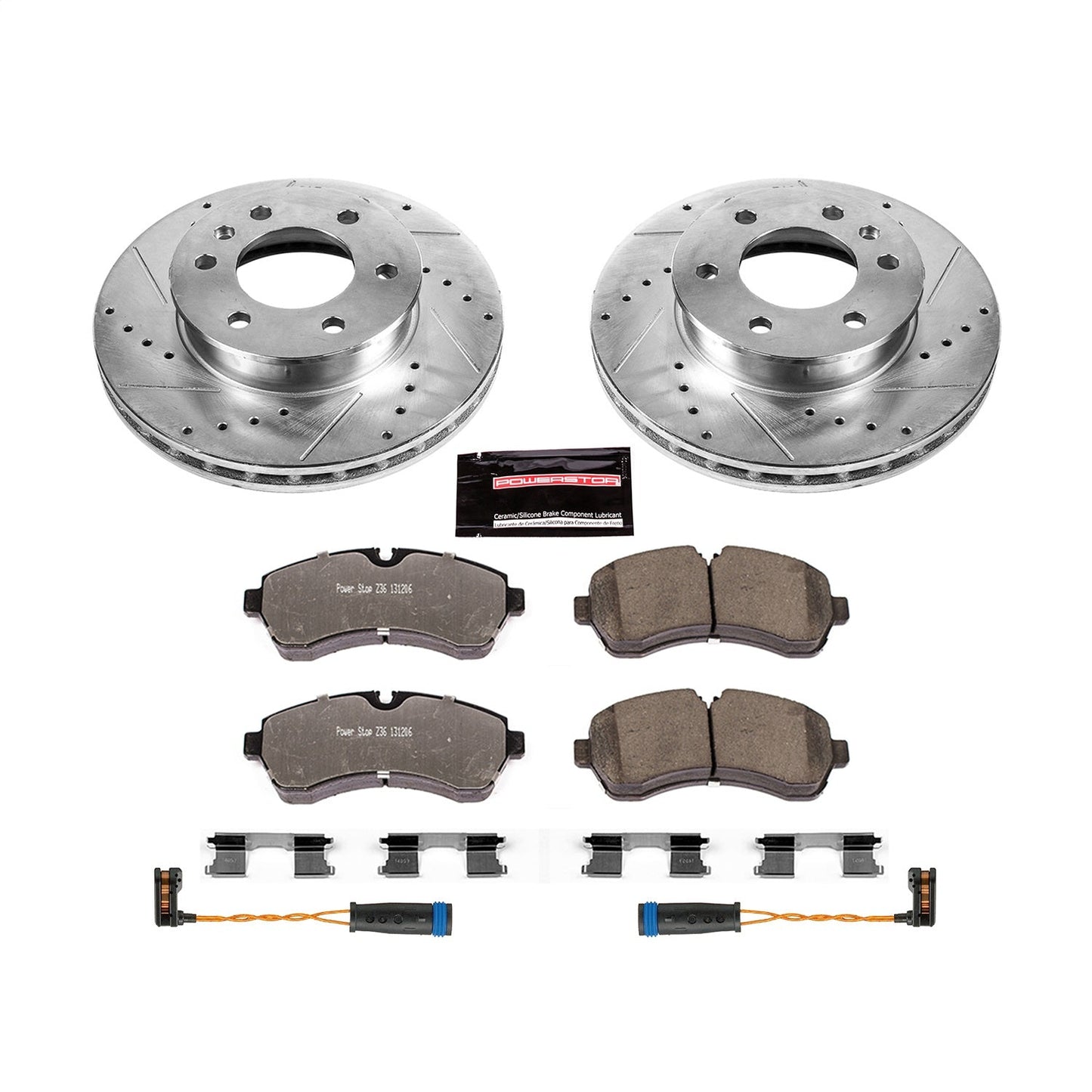 PowerStop Front Z36 Truck & Tow Brake Kit | Dodge Sprinter 3500 (07-09) (K6234-36)