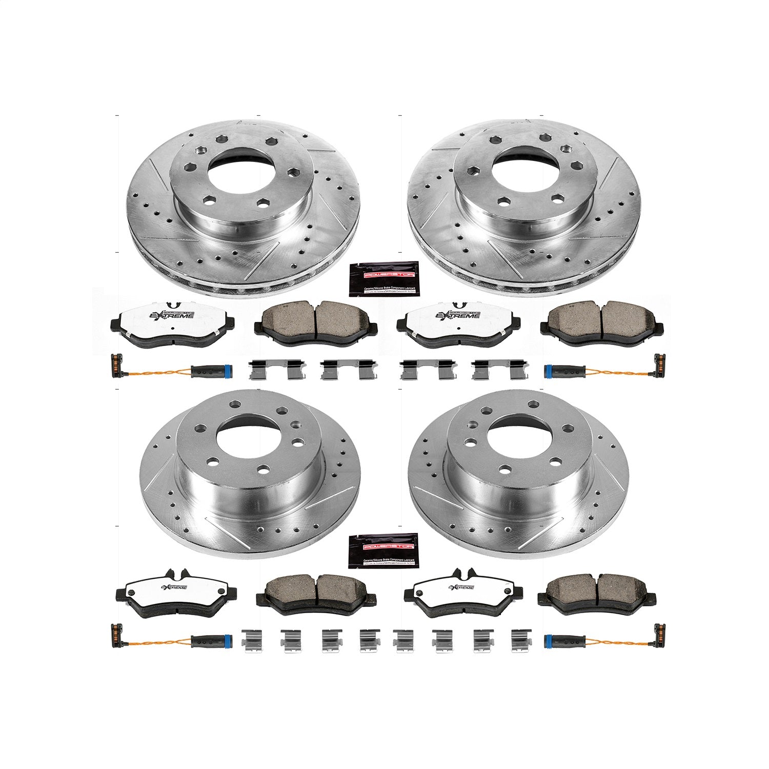 PowerStop Front & Rear Z36 Truck & Tow Brake Kit | Dodge Sprinter 2500 (07-09) (K6235-36)