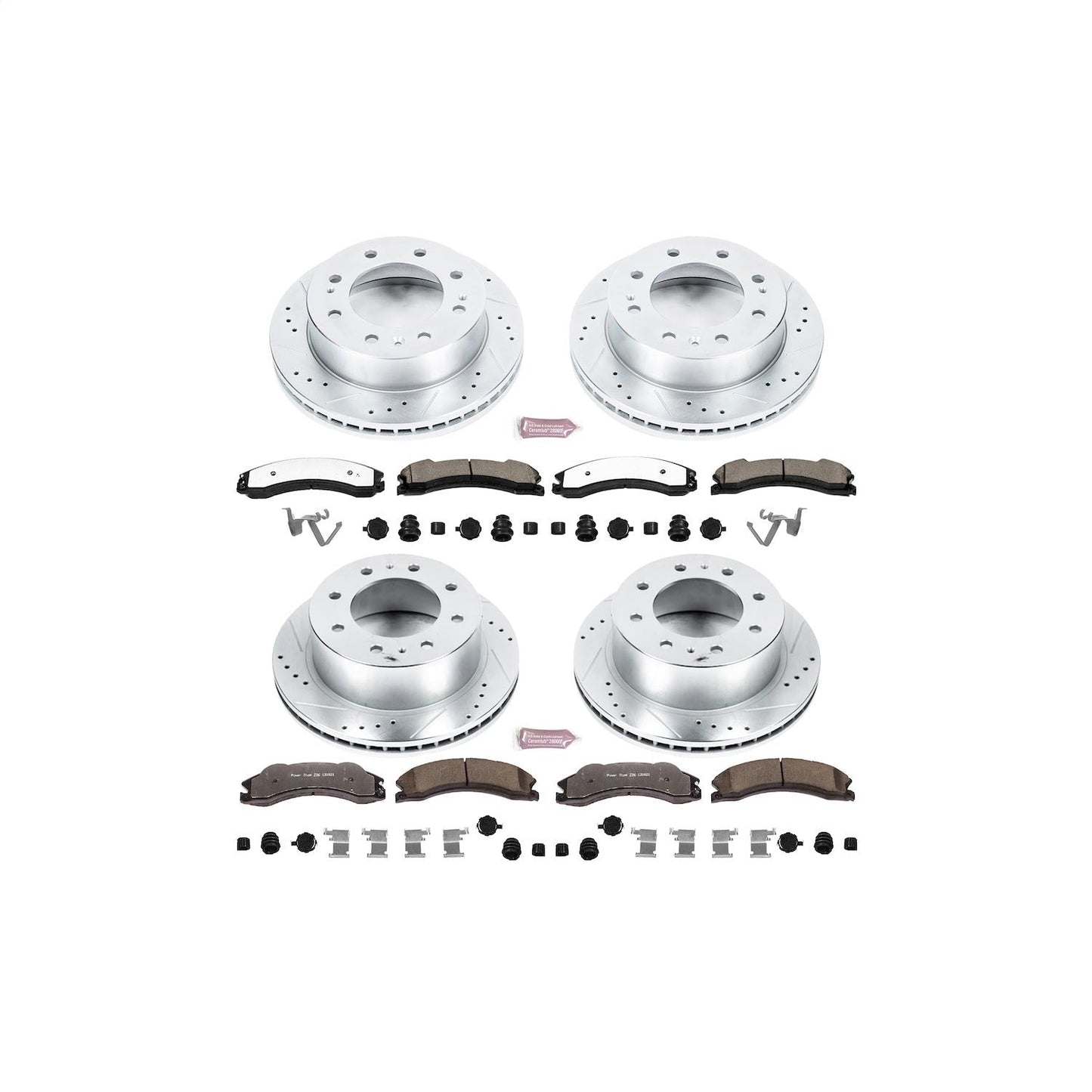 PowerStop Front & Rear Z36 Truck & Tow Brake Kit | Chevrolet Silverado 2500 HD (12-14) (K6259-36)