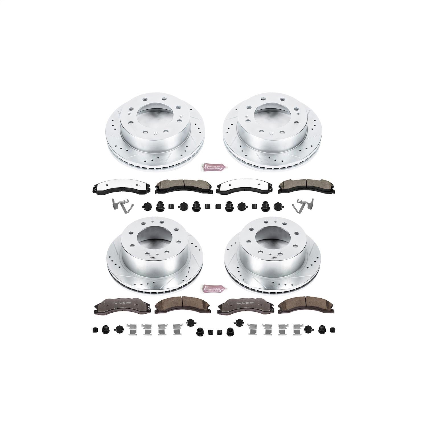 PowerStop Front & Rear Z36 Truck & Tow Brake Kit | Chevrolet Silverado 2500 HD (12-14) (K6259-36)