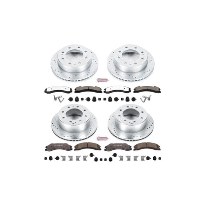 PowerStop Front & Rear Z36 Truck & Tow Brake Kit | Chevrolet Silverado 2500 HD (12-14) (K6259-36)