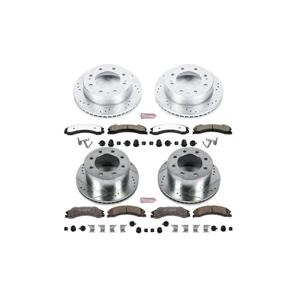 PowerStop Front & Rear Z36 Truck & Tow Brake Kit | GMC Sierra 3500 HD (12-19) (K6260-36)