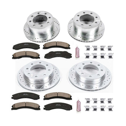 PowerStop Front & Rear Z23 Evolution Brake Kit | GMC Sierra 3500 HD (12-19) (K6260)