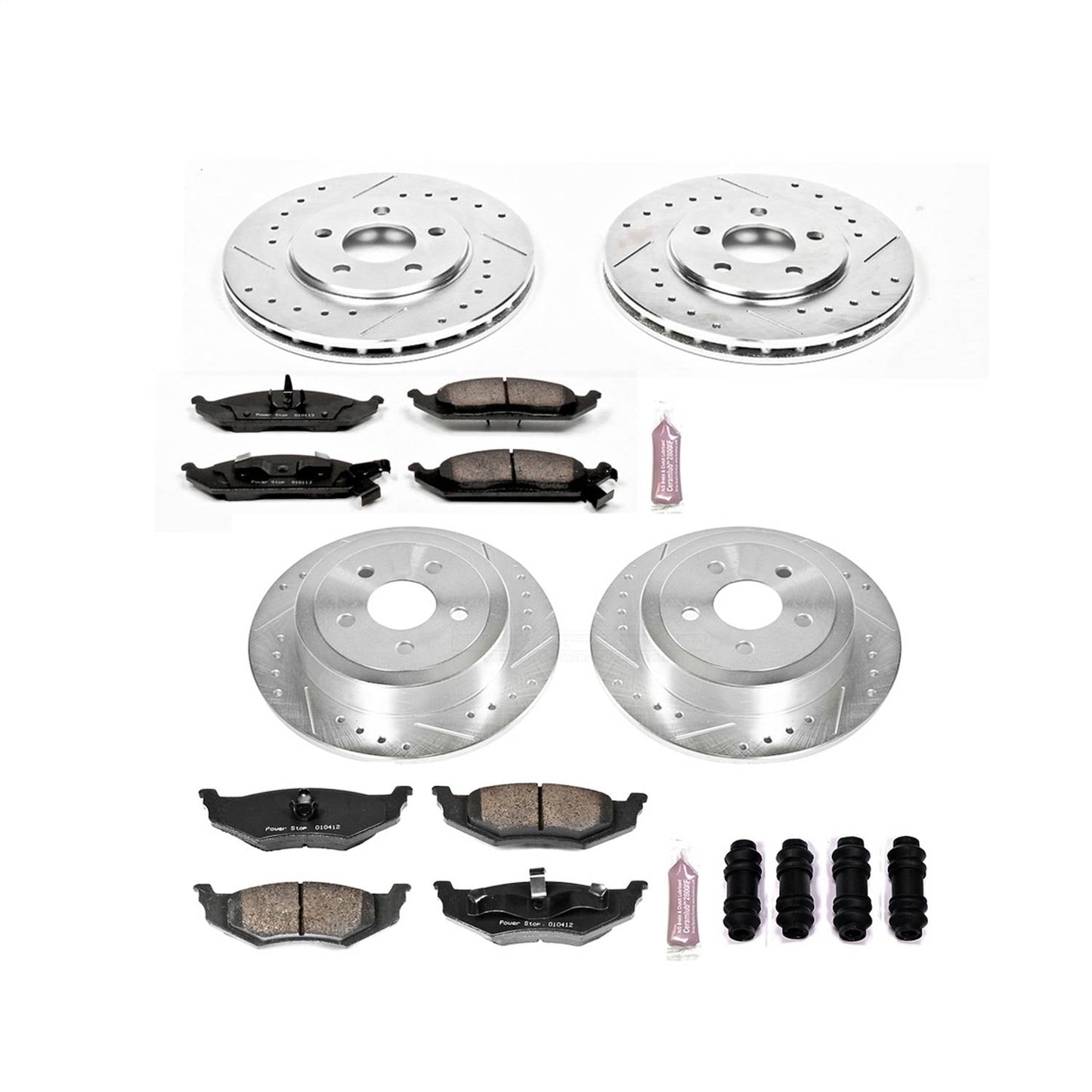 PowerStop Front & Rear Z23 Evolution Sport Brake Kit | Chrysler Cirrus (95-00) (K6264)